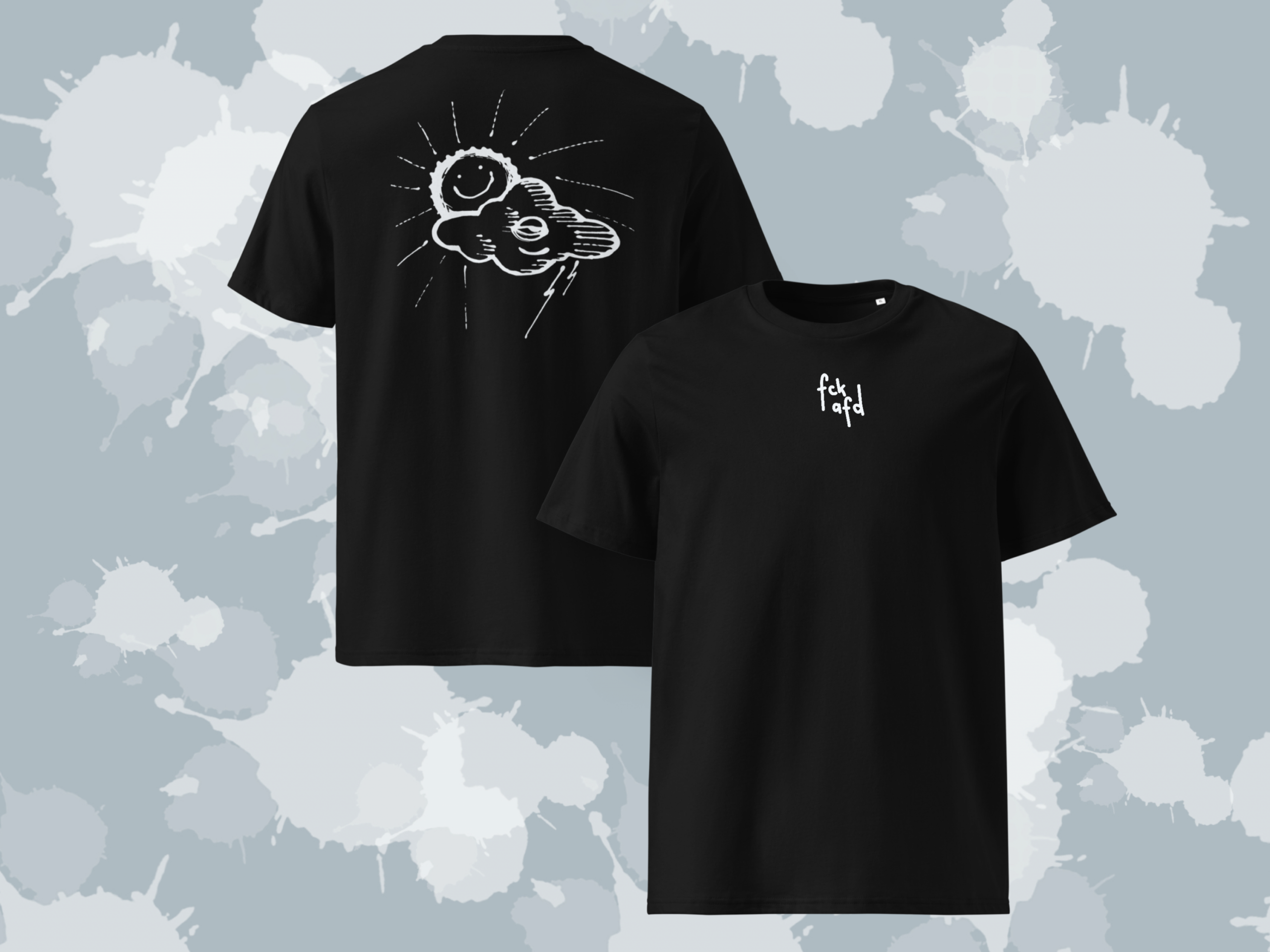 fckafd Unisex T-Shirt (black) - Image 4